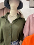 Summer Drop Shoulder Short Sleeves Shirts